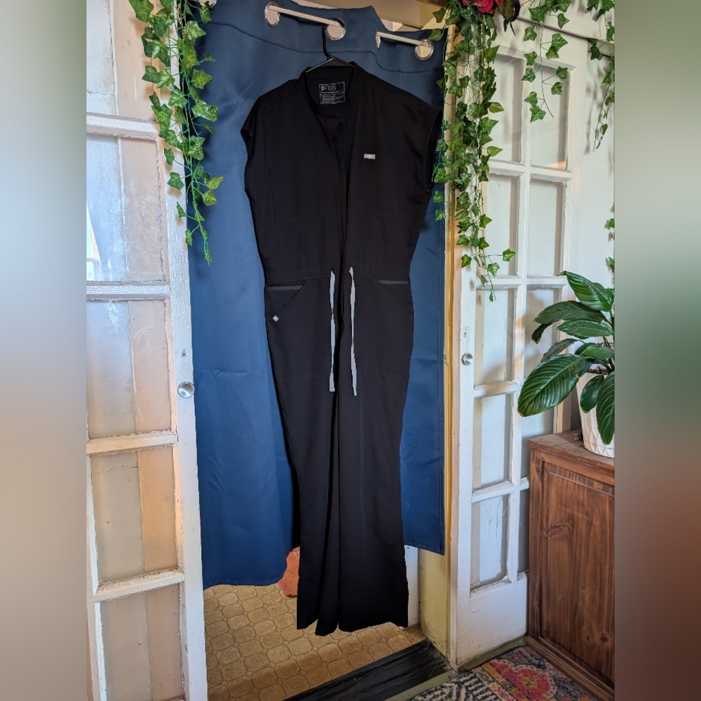 Figs Rafaela Wide Leg Scrub Jumpsuit